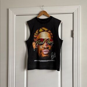 Rodman Brand Bad Boy Black Graphic Men's Tank Top